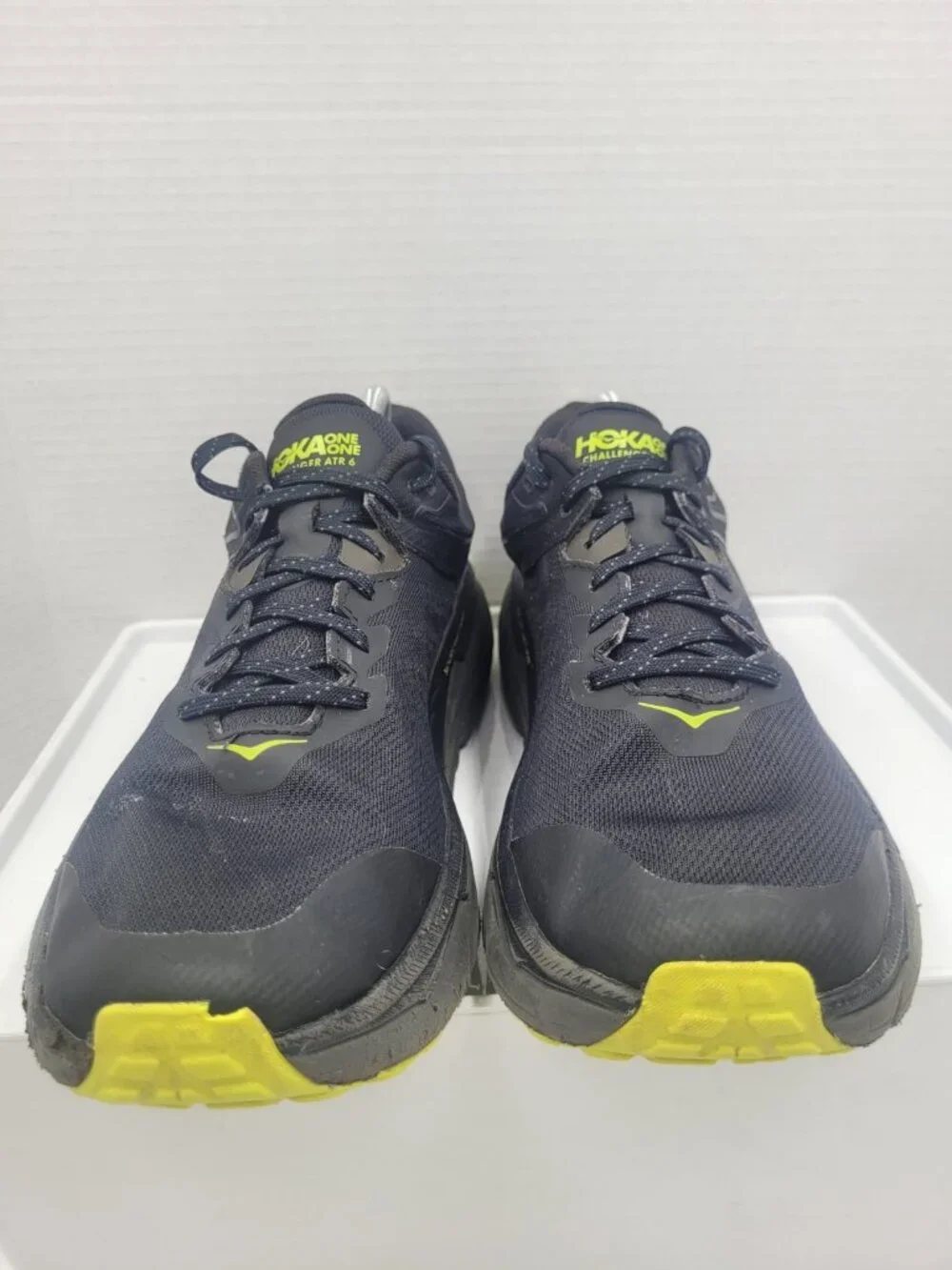 Hoka Challenger ATR 6 Men’s Size 11.5 Blue Athletic Trail Running Shoes Sneakers